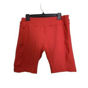 Men's Red XLarge Compression Short Sport Athletic Lightweight Lounge Bike 5804